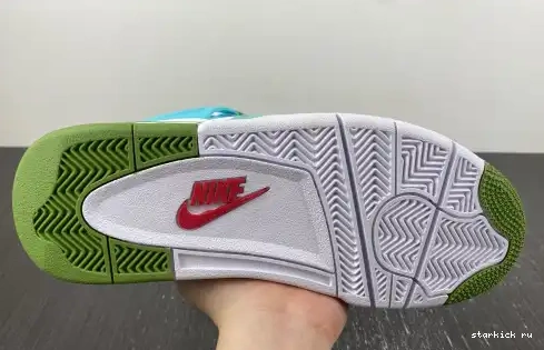 Grass Retro AJ4-KNCW Green SB White  (limited 4  Jordan AJ4-KNCW edition)  0506